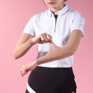 [LICATA] Licata Skinny Cooling Arm Sleeve C20329 Tissu extensible confortable pour les activités de plein air quotidiennes Manchons de bras - Product Image 3