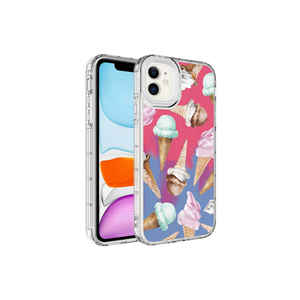 Étui en silicone rigide personnalisé à motifs pour iPhone 11 14 Plus - Anti-empreintes digitales, antichoc, protection de l'appareil photo - Product Image 1