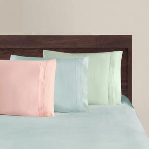 Taie d'oreiller en soie 100% premium (50x70 cm) avec un élégant détail plissé - Literie anti-âge et soin des cheveux - Product Image 4