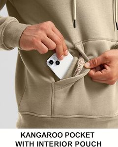 Sweat-shirts à capuche en sherpa pour hommes, sweats de sport en couleur personnalisée - Product Image 5