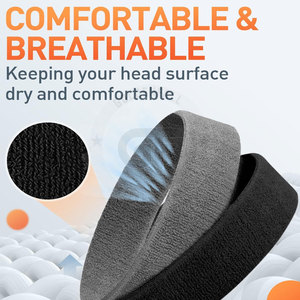 Lightweight Fabric Headband Comfortable <b>Grip</b> Headband Sweat <b>Control</b> Headband Soft Elastic Headband For Fitness Sessions - Product Image 6