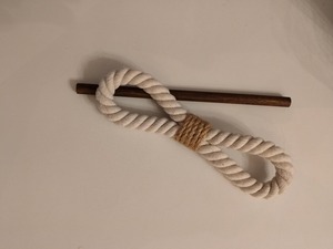 <b>Curtain</b> <b>tie</b> <b>backs</b> - White Cotton rope <b>tie</b> <b>for</b> <b>curtains</b> Ecological home decoration, stylish interior accessory - Product Image 5