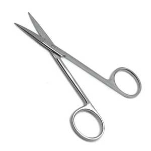 Ciseaux à iris Ciseaux à iris portables en acier inoxydable pour les tâches de coupe médicales et quotidiennes Kit de suture Instruments chirurgicaux - Product Image 1