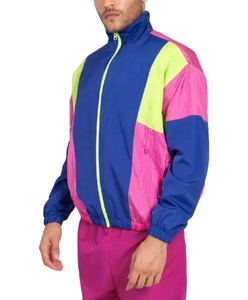 Veste coupe-vent légère en nylon pour homme, best-seller, fermeture éclair, imperméable, coupe régulière, grande taille, broderie, patchwork, couleur, capuche - Product Image 4