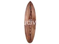 Vente en gros mini planche de surf en bois décoration de la maison, tenture murale planche de surf en bois avec peinture à l'aérographe pour la décoration du salon
