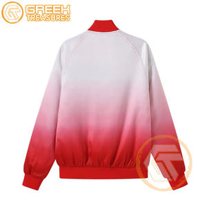 Chaqueta universitaria bordada Sigma de satén de poliéster sublimado Delta personalizada, ropa griega transpirable de Theta Sorority - Product Image 4