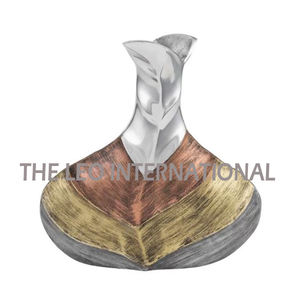 Grands vases à fleurs pour centre de table de mariage, pots à fleurs décoratifs noirs vintage à bas prix - Product Image 5