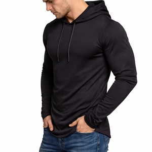 Sudadera Ligera para Hombre, Sudadera Informal de Algodón Elástico, Suministro Directo de Fábrica - Product Image 1