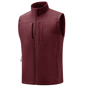 Gilet softshell pour homme, design OEM, hiver, sans manches, de haute qualité, coupe ajustée, respirant, décontracté, avec gilet softshell pour homme - Product Image 1