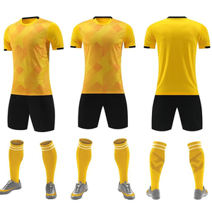 Traje de fútbol de muestra gratis, impresión al por mayor de adultos masculinos y femeninos, uniforme de entrenamiento de competición estudiantil, ropa deportiva, Fútbol - Product Image 3