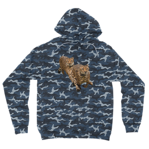 Sweat à capuche camouflage Cheetah Brothers pour adulte, 100 % polyester, tissu French Terry, anti-plis, impression par sublimation et sérigraphie - Product Image 1