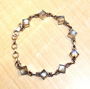Bracelet pour Fête de Mariage Unisexe en Argent 925, Cadeau d'Anniversaire, Style Bohème, Labradorite, Inspiré Religieux, Mode Bouddhiste - Product Image 6