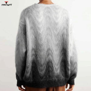 High Quality Customizable Men's Casual Winter Pullover <b>Sweater</b>-Soft Comfortable Anti-Wrinkle Fleece Wool/Cashmere Long Sleeve - Product Image 2