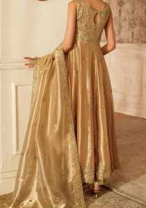 Robe de soirée fantaisie de créateur avec de magnifiques broderies Nakshi Dabka, 3 pièces, prête à porter, nouvelles arrivées - Product Image 6