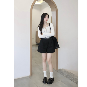 Hot Seller Women'S Sports <b>Shorts</b> Regular Fit High 100% Cotton <b>Sweatpants</b> Natural Vietnam Supplier Manufacturer Premium Quality - Product Image 2