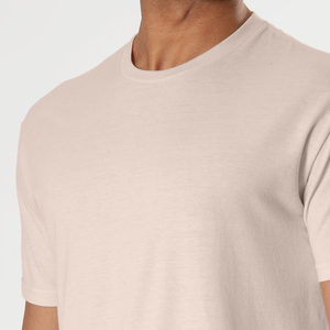 เสื้อยืดกีฬาแขนสั้นสำหรับผู้ชายเสื้อยืดผ้าฝ้ายธรรมดาแบบคลาสสิกโลโก้แบบกำหนดเอง - Product Image 4