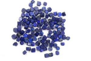Venta al por mayor 50 piezas lapislázuli natural piedra de la sabiduría cristal 6-8 MM piedras preciosas sueltas gemas ásperas de buena calidad para la fabricación de joyas - Product Image 2