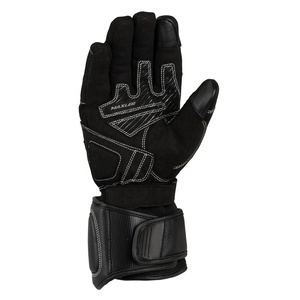 Gants d'équitation en cuir chauffants à batterie rechargeable pour hommes, équipement de sport d'hiver imperméable, noir - Product Image 3