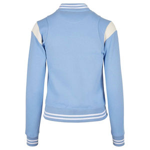 Vestes universitaires pour femmes sur mesure, fabricant OEM, vente en gros, vêtements d'hiver pour le baseball universitaire, respirants, coupe-vent, coton écologique - Product Image 5