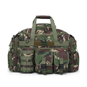 Bolsa de lona Saxon - 50 litros - Compatible con DPM Molle, correa de hombro ajustable y extraíble, correas de compresión laterales, camuflaje personalizado - Product Image 2