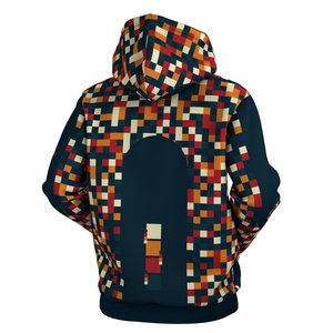 Ropa de calle de alta calidad de talla grande, estampado de sublimación de tinte, ropa de moda, sudaderas con capucha, Jersey personalizado de algodón - Product Image 6