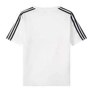 T-shirt unisexe sport décontracté à séchage rapide pour l'été, style Harajuku, à manches courtes rayé effet glacé avec logo frontal - Product Image 4