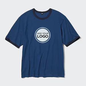 เสื้อยืดกีฬาคอกลมทรงหลวมสีพื้นเสื้อยืด AIRism ขนาดใหญ่ - Product Image 5