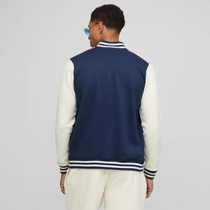 Chaqueta Deportiva Ligera para Hombre, Estilo Universitario, Antiestática, para Clima Frío, con Mangas en Contraste, Informal, para Exteriores, Estilo Béisbol, OEM ODM - Product Image 3