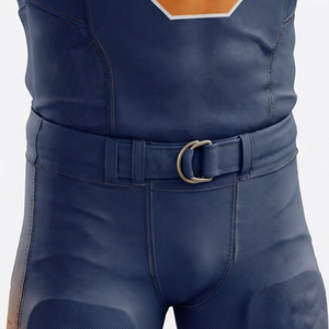 Uniforme de Fútbol Americano Personalizado al por Mayor, Transpirable, de Manga Corta, Diseño Único, Nombre del Equipo, Ropa Deportiva de Alto Rendimiento para Entrenamiento - Product Image 5