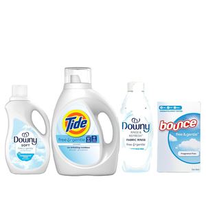 Detergente Líquido para Ropa Tide Free & Gentle, 80 Lavados, 105 fl oz, Detergente para Ropa Tide, Detergente para Ropa Limpia - Product Image 1