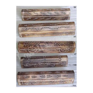 Nouvelle collection de brûleurs d'encens en bois de cercueil très vendus stockage de brûleurs de boîte fabriqués à la main, de fournisseur en gros de confiance - Product Image 4