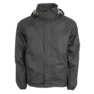Anorak cortavientos ligero e impermeable para hombre, chaqueta de lluvia de talla XS, Capucha ajustable, manga con dobladillo, forro de malla - Product Image 2