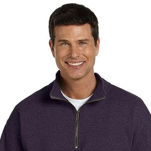 Sweat-shirts à col montant pour homme avec logo personnalisé Terry Quater, sweat-shirts à fermeture éclair, sweat-shirts de golf, sweat-shirts à fermeture éclair quart de tour, couleur unie - Product Image 2