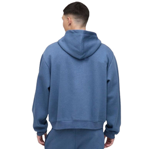 Nouveau élégant en gros 400gsm polaire poids lourd hommes fermeture éclair sweats à capuche sport Logo personnalisé impression haut tendance conception de bonne qualité - Product Image 3