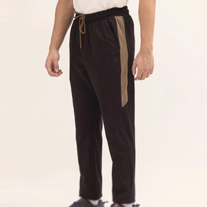 Manufacturer's Best Men's Casual Cotton <b>Trouser</b> Customizable Design Mid Waist Straight Pattern Breathable <b>Drawstring</b> Closure - Product Image 2