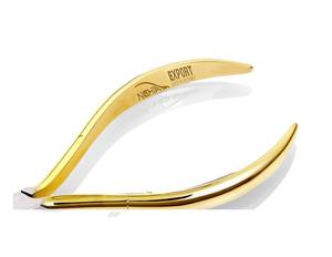 NGHIA C.02G, juego de pinzas para cutículas de acero inoxidable con acabado dorado de calidad superior, manicura y pedicura, producto de exportación hecho en Vietnam - Product Image 2