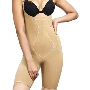 Stylish Women's Summer Workout Fitness Jumpsuit New Design Ladies Fashion Control <b>Panties</b> Breathable Tummy Tucker Shorts Shapers - Product Image 1