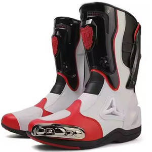 Botas de Motociclismo Impermeables, Botas de Motocross Transpirables y Protectoras para Pista, Carretera y Todoterreno - Product Image 1