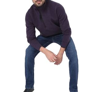 High Quality Cotton Polyester Oversize Half Zipper Hoodie <b>Thick</b> <b>Fleece</b> Drop Shoulder Plain Blank Custom Men Zipper Hoodies - Product Image 6