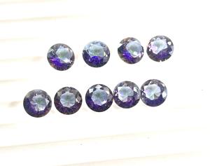 Topaze mystique ronde de haute qualité de 10MM pierres précieuses en vrac calibrées de 6MM de hauteur - Product Image 4