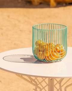 Multifunctional 3-Tier Detachable <b>Metal</b> Fruit <b>Basket</b> with Portable Handle Breathable Wire Mesh Produce <b>Storage</b> Stand for Fruits - Product Image 4