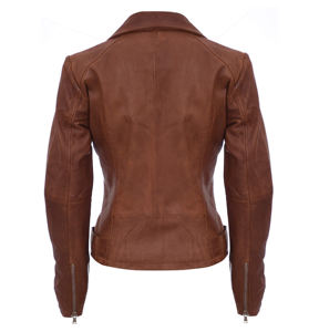 Venta caliente chaqueta de invierno Unisex de alta calidad transpirable lona cuero ecológico a prueba de viento fresco diseño elegante personalizado mujeres - Product Image 3