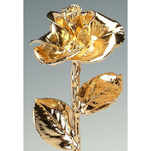 ดอกกุหลาบตกแต่งลายวินเทจวัสดุโลหะสีโรสโกลด์เหมาะสำหรับวันวาเลนไทน์ - Product Image 2