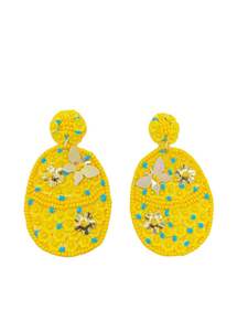 ต่างหูลูกปัดปักทำด้วยมือเครื่องประดับแฟชั่นสำหรับผู้หญิงและเด็กผู้หญิงเครื่องประดับงานปาร์ตี้หลากสีจากอินเดีย - Product Image 2