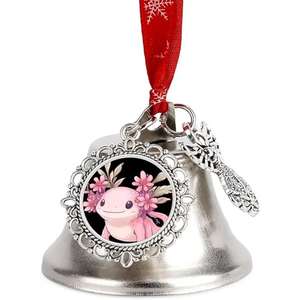 Campana de decoración navideña de Metal personalizada con adorno navideño colgante para decoración del hogar, suministros festivos de campana de Navidad para fiestas - Product Image 2