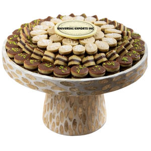 Tazón de Chocolate de Acero Inoxidable Pulido Brillante, Forma Redonda, Diseño Árabe, Tazón para Dulces, Tamaño Personalizado, Nuevo - Product Image 3