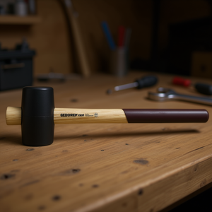 Gedore Ash Handle Rubber Mallet Durable <b>Hammer</b> Design for Versatile Use - Product Image 3