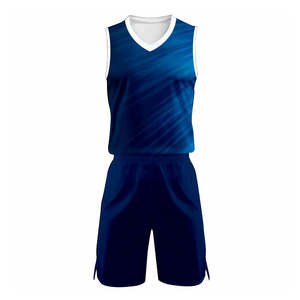 Conjunto de ropa de baloncesto de talla grande personalizable, kit de partido de liga de secado rápido transpirable, ropa deportiva personalizada de alta calidad, venta al por mayor - Product Image 5