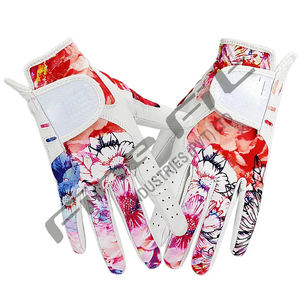 Gants de golf en peau de mouton de haute qualité Logo personnalisé OEM Vente en gros Nouvel arrivage de vêtements de sport Poignée gauche droite pour les passionnés - Product Image 6