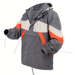 Chaqueta Cortavientos con Capucha para Hombre de Alta Calidad, Impermeable, Ligera, Unisex, con Logotipo Frontal - Product Image 4